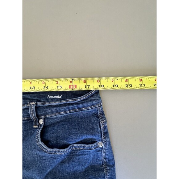 Gloria Vanderbilt All Around Slimming Effect Amanda Shorts Women’s 16W Blue - Picture 8 of 9